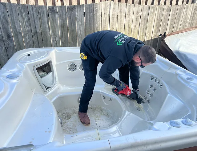 Hot tub removal